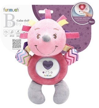 М'яка іграшка Funmuch Baby Їжачок, з музичними та світловими ефектами (FM888-5) - Pampik