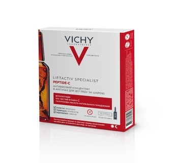 Антивіковий концентрат в ампулах Vichy LiftActiv Specialist Peptide-C, 10 шт. х 1,8 мл - Pampik