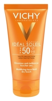 Сонцезахисна матуюча емульсія для обличчя Vichy Capital Soleil, SPF50, 50 мл - Pampik