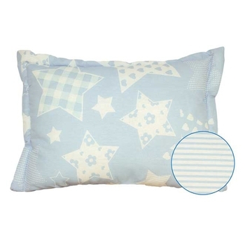 Подушка Руно Звезды, бязь, 60х40 см, голубой (309.02СЛУ_Blue star) - Pampik - 2