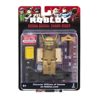 Игровая фигурка Jazwares Roblox Core Figures Booga Booga Shark Rider W7 (ROB0304) - Pampik