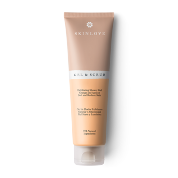 Отшелушивающий гель-скраб для тела и лица Skinlove Апельсин и абрикос, 150 мл - Pampik