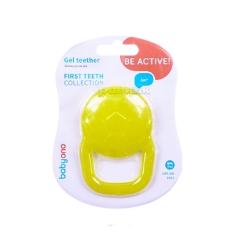 Прорізувач BabyOno М'ячик, жовтий (1061) - Pampik