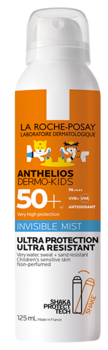 Солнцезащитный спрей La Roche-Posay Anthelios Дермо-Кидс, SPF 50+, 125 мл - Pampik