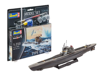 

Сборная модель-копия Revell набор Немецкая подводная лодка типа VII C-41 (RVL-65154)