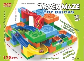 Ігровий набір Maya Toys Конструктор-лабіринт, 128 елементів (8302) - Pampik