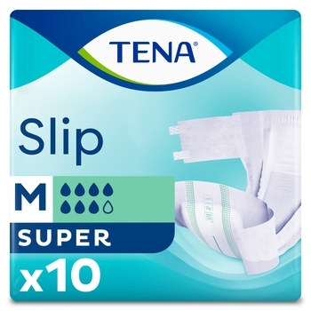 Підгузки для дорослих Tena Slip Super Medium, 10 шт. - Pampik