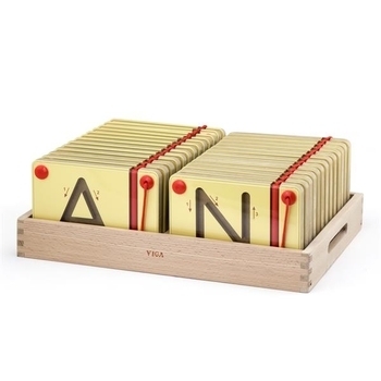 Набір для написання магнітних букв Viga Toys Заголовні (50337) - Pampik