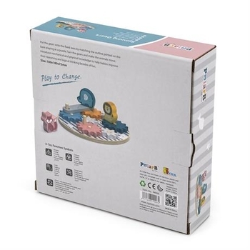 Ігровий набір Viga Toys PolarB Шестеринки та тварини (44006) - Pampik - 5