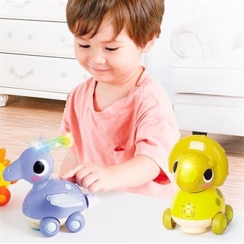 Каталка Hola Toys Трицератопс (6110B) - Pampik - 2