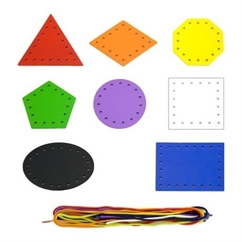 Шнурівка Viga Toys Форми (50538) - Pampik - 2