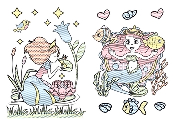 Принцеси. Великі водяні розмальовки - Pampik - 2