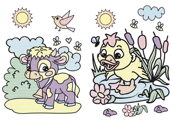 Малята тварин. Великі водяні розмальовки - Pampik - 2