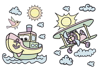 Транспорт. Великі водяні розмальовки - Pampik - 2