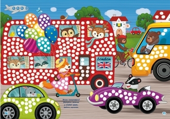 Школа чомучки. Тренуємо пальчики. 105 розвивальних наліпок - Pampik - 3