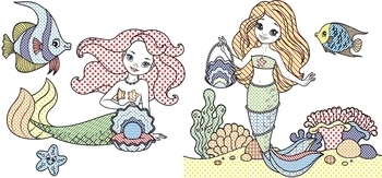 Водяні розмальовки. Русалоньки (F00022958) - Pampik - 3