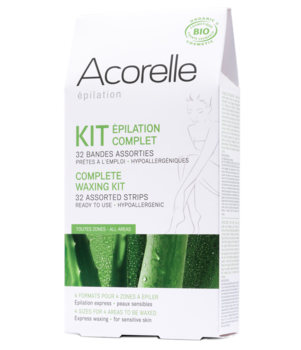 Набор органических восковых полосок для депиляции Acorelle Алоэ и пчелиное молочко, 32 шт. - Pampik