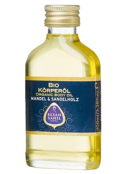 Органічна олія для тіла Eliah Sahil Мигдаль і Сандал, 100 г - Pampik