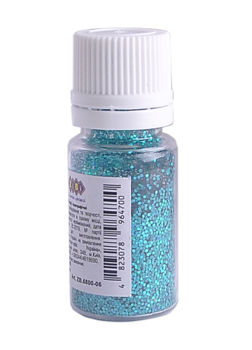 Глиттер Блестки ZiBi, голографические, бирюзовый, 5 г (ZB.6800-06) - Pampik