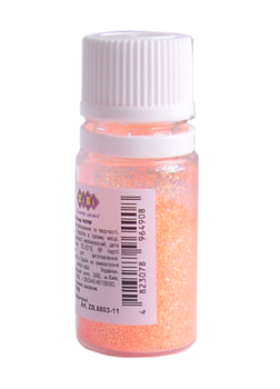 Глітер Блискітки ZiBi, флуорисцентні, помаранчевий, 5 г (ZB.6803-11) - Pampik