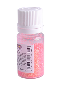 Глиттер Блестки ZiBi, флуорисцентни, персиковый, 5 г (ZB.6803-46) - Pampik