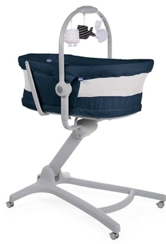 Ліжечко-стільчик Chicco Baby Hug Air 4в1, синій (79193.39.00) - Pampik