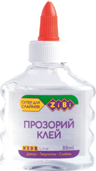 Клей ZiBi, для слаймов, прозрачный, 88 мл (ZB.6112-00) - Pampik