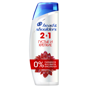 Шампунь-кондиціонер Head & Shoulders 2 в 1 Густі та міцні, 400 мл - Pampik