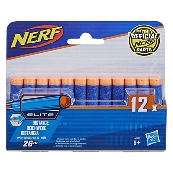Набор стрел Hasbro Nerf для бластеров, 12 шт. (A0350) - Pampik