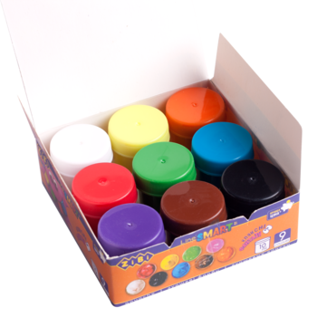 Гуаш ZiBi Smart Line, 9 кольорів (ZB.6652) - Pampik - 2