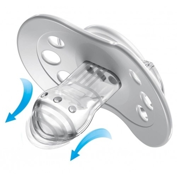 Пустушка силіконова симетрична Lovi Salt&Pepper, 6-18 міс., 2 шт. (22/879) - Pampik - 4