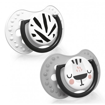 Пустушка силіконова симетрична Lovi Salt&Pepper, 6-18 міс., 2 шт. (22/879) - Pampik - 3