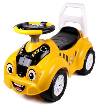 Толокар ТехноК Автомобиль для прогулок, желтый (6689) - Pampik