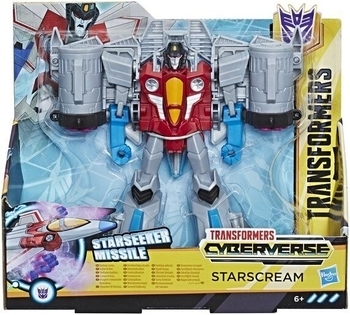 

Трансформер Hasbro Кибервселенная Starscream, 19 см (E1886