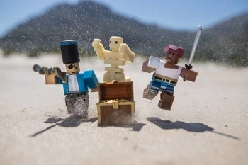 Ігровий набір фігурок Roblox Game Packs Cannoneers: Battle for Jolly Island W6 (ROB0266) - Pampik - 5