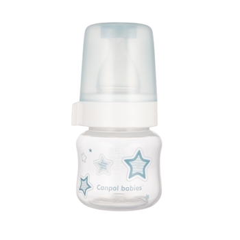 Антиколиковая бутылочка для кормления Canpol Babies PP Newborn baby, 60 мл, голубой (57/305_blu) - Pampik
