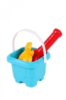 Ігровий набір для гри з піском ТехноК, блакитний (7075) - Pampik