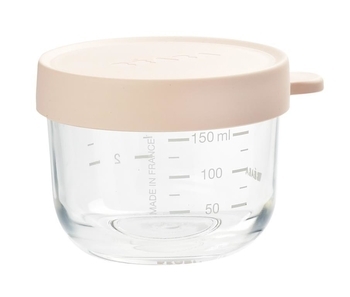 Контейнер скляний для зберігання Beaba Babycook, 150 мл, рожевий (912649) - Pampik - 4