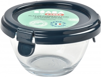 Контейнер стеклянный для хранения Beaba Babycook Pyrex, 200 мл, синий (780500) - Pampik