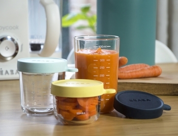 Набор стеклянных контейнеров Beaba Babycook, 3 шт. (912696) - Pampik - 2