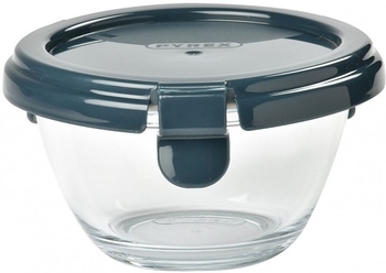 Контейнер стеклянный для хранения Beaba Babycook Pyrex, 200 мл, синий (780500) - Pampik - 2