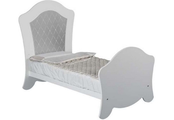 Дитяче ліжко Micuna Alexa Relax White-Silver, білий з сріблястим (ALEXA RELAX) - Pampik - 2