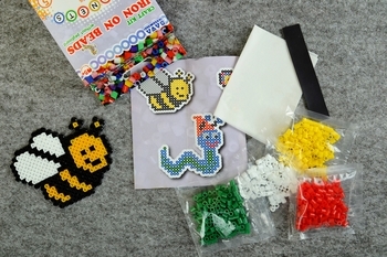 Набір для творчості Умняшка Магніти з термомозаїки без планшета Квіти-комахи (ТМ-012) - Pampik - 2