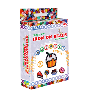 Набір для творчості Умняшка Магніти з термомозаїки без планшета Солодощі (ТМ-017) - Pampik