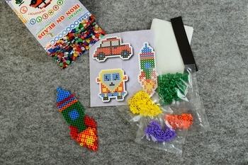 Набір для творчості Умняшка Магніти з термомозаїки без планшета Транспорт (ТМ-019) - Pampik - 2