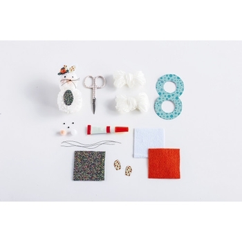 Набір для творчості Janod Тварини з помпонами (J07910) - Pampik - 6