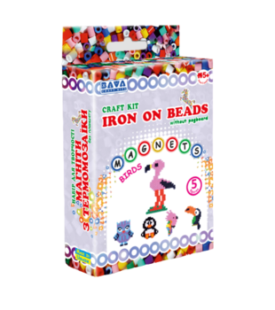 Набір для творчості Умняшка Магніти з термомозаїки без планшета Птахи (ТМ-015) - Pampik