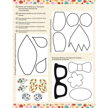 Набір для творчості Janod Тварини з помпонами (J07910) - Pampik - 12