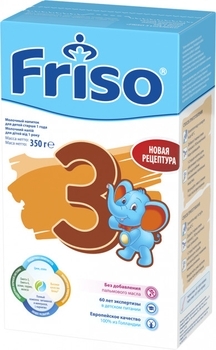 Сухий молочний напій Friso LockNutri 3, 350 г - Pampik