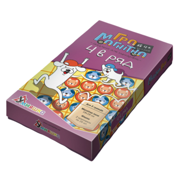 Настільна магнітна гра Умняшка 4 в ряд (1456) - Pampik